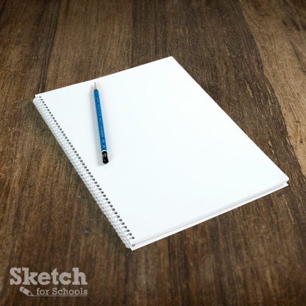 9 x 12 Custom Sketchbook Sketch for Schools