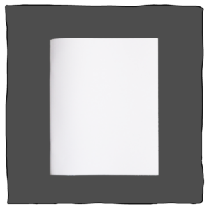 plain white stapled booklet 8.5 by 11 inch