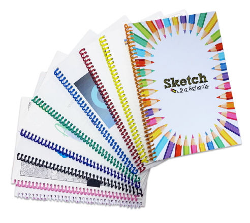 5.5 x 8.5 Fully Custom Sketchbook - Sketch for Schools